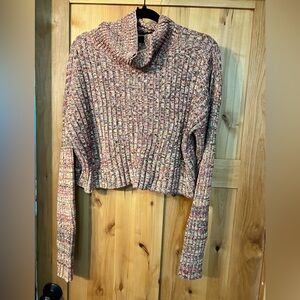 Forever 21 Speckled Cowl Neck Sweater